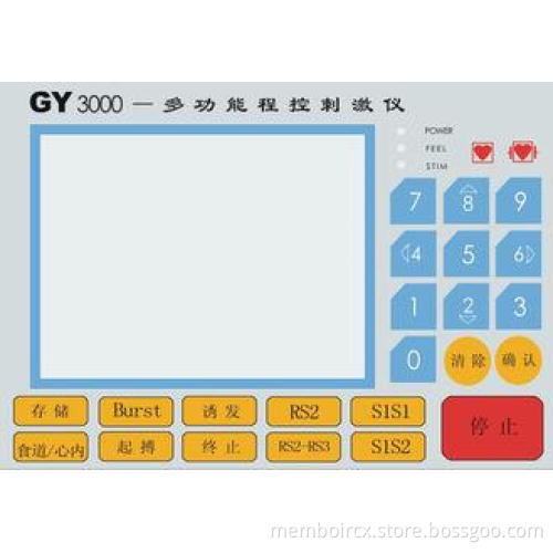 Silver Paste Flexible Membrane Switch Keyboard Corrosion Re